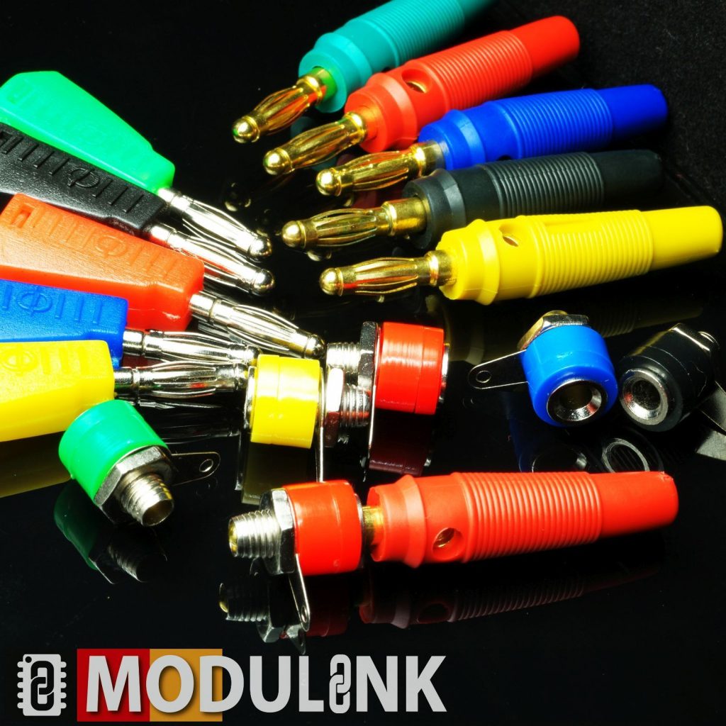 Stapelbare Bananen-Messleitungen Set - 5 Farben, 1m Länge Für Elektronik